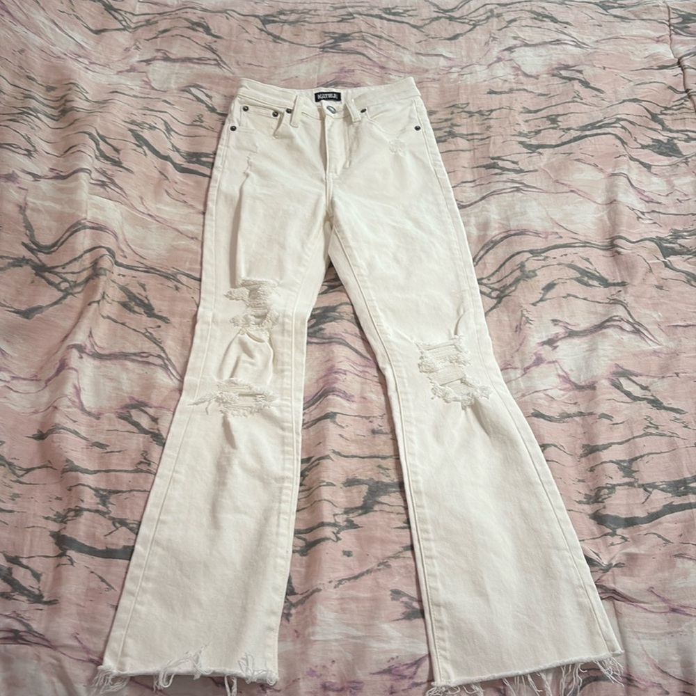 KATIE-J white jeans. Girls. Size 14